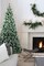 Frosted Oregon Fir with Snow Dusted Pine Cones with Metal Stand